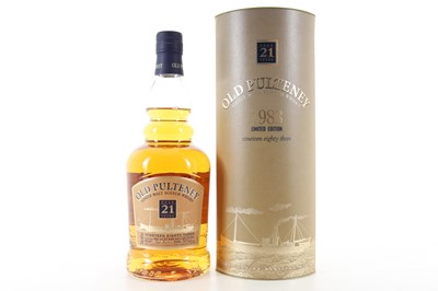 Lot 24 - OLD PULTENEY 1983 21 YEAR OLD