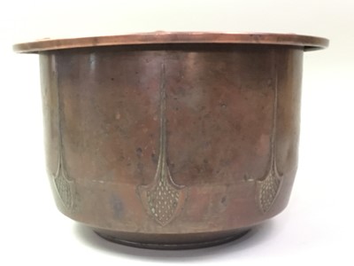Lot 638 - ART NOUVEAU COPPER PLANTER