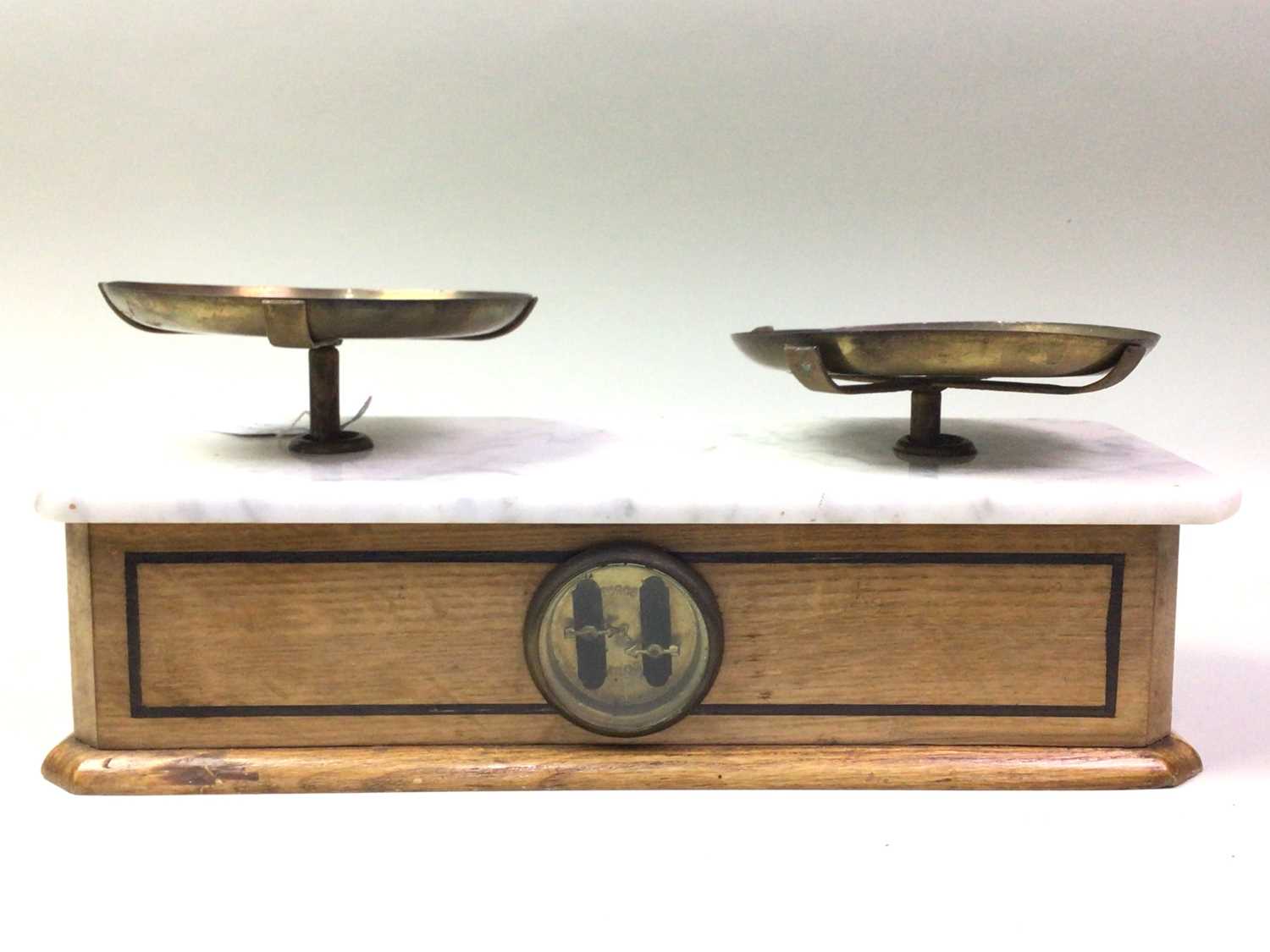 Lot 673 - SET OF COUNTER TOP BALANCE SCALES,