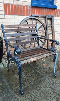 Lot 679 - GARDEN BENCH