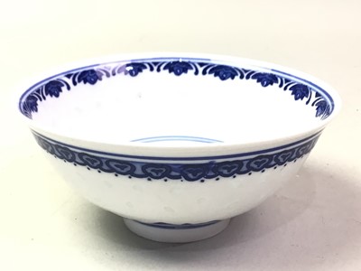 Lot 700 - CHINESE BLUE AND WHITE BOWL