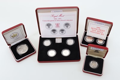 Lot 136 - COLLECTION OF ELIZABETH II SILVER PROOF COINS