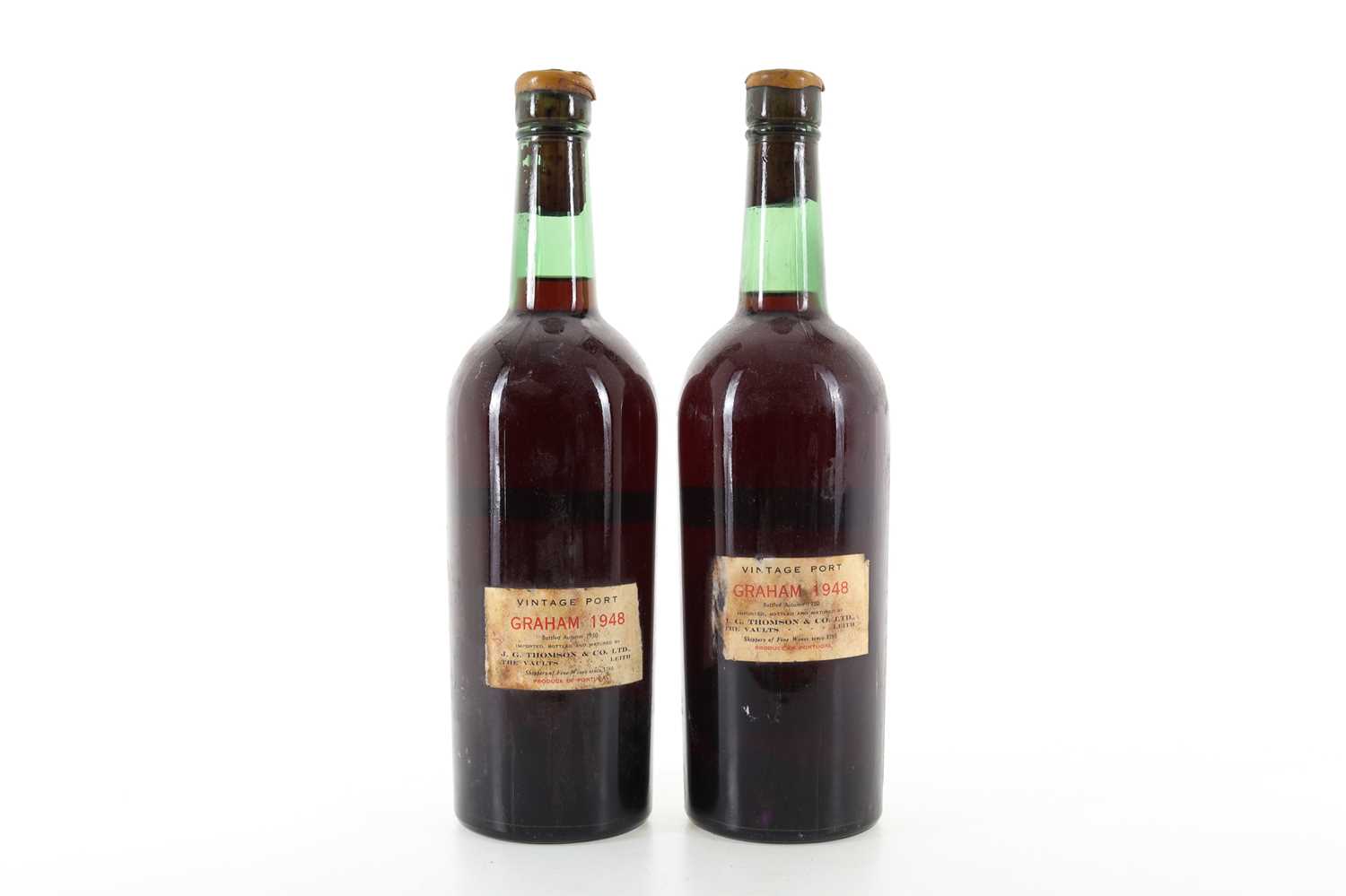 Lot 300 - 2 BOTTLES OF GRAHAM'S 1948 VINTAGE