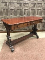 Lot 1001 - VICTORIAN MAHOGANY OBLONG DRESSING TABLE with...