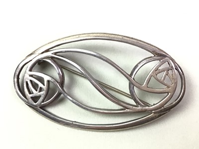 Lot 736 - GROUP OF SILVER JEWELLERY