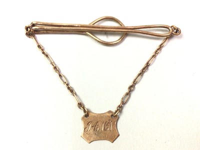 Lot 738 - GROUP OF GOLD JEWELLERY