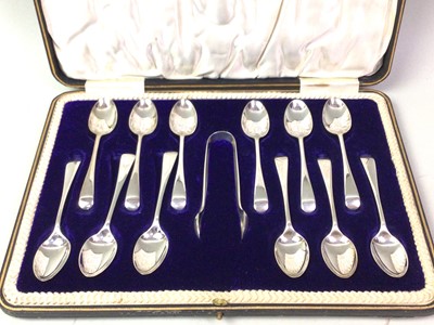 Lot 739 - EDWARDIAN SILVER SUITE OF CUTLERY