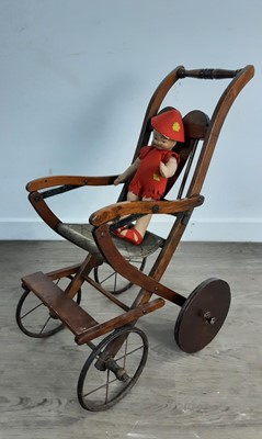 Lot 757 - VICTORIAN FOLDING DOLL'S CHAIR