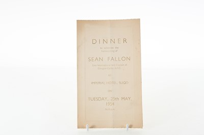 Lot 1864 - CELTIC F.C., BANQUET / RALLY PROGRAMMES