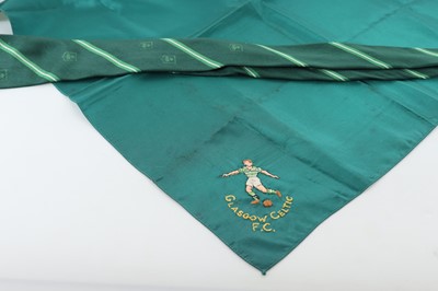 Lot 1867 - CELTIC F.C., SCARF, HANDKERCHIEF AND TIE