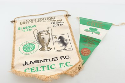 Lot 1868 - CELTIC F.C., COLLECTION OF PENNANTS