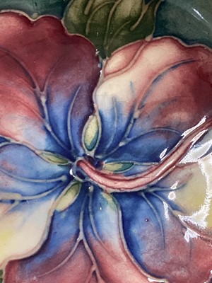 Lot 1657 - MOORCROFT, ORCHID PATTERN BOWL