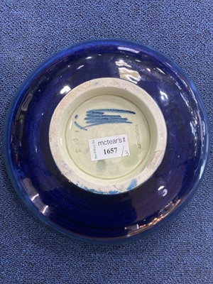 Lot 1657 - MOORCROFT, ORCHID PATTERN BOWL
