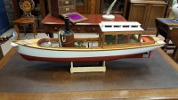 Lot 1014 - LIVE STEAM MODEL LAUNCH with accessories, 92cm...