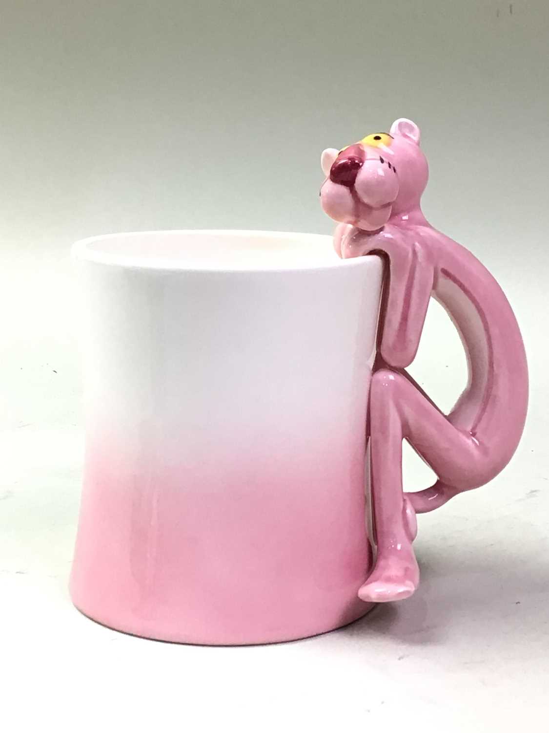 Lot 791 - PINK PANTHER MUG AND FIGURE