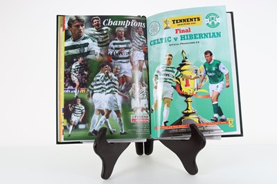 Lot 1892 - CELTIC F.C., TREBLE WINNERS AND UEFA CUP FINAL PROGRAMMES