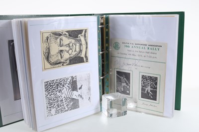 Lot 1898 - CELTIC F.C., TWO COLLECTORS ALBUMS