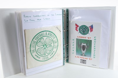 Lot 1898 - CELTIC F.C., TWO COLLECTORS ALBUMS