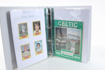 Lot 1899 - CELTIC F.C., TWO COLLECTORS ALBUMS