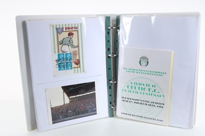 Lot 1900 - CELTIC F.C., FOUR COLLECTORS ALBUMS