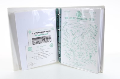 Lot 1900 - CELTIC F.C., FOUR COLLECTORS ALBUMS
