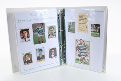Lot 1900 - CELTIC F.C., FOUR COLLECTORS ALBUMS