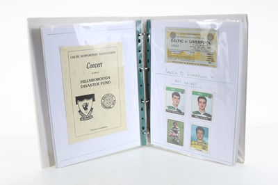 Lot 1900 - CELTIC F.C., FOUR COLLECTORS ALBUMS