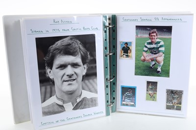 Lot 1900 - CELTIC F.C., FOUR COLLECTORS ALBUMS