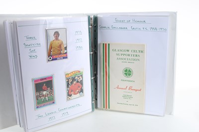 Lot 1900 - CELTIC F.C., FOUR COLLECTORS ALBUMS