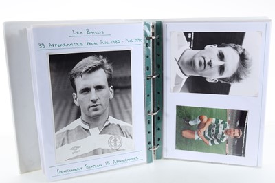 Lot 1900 - CELTIC F.C., FOUR COLLECTORS ALBUMS