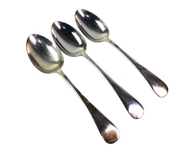 Lot 22 - SUITE OF SILVER PLATED CUTLERY