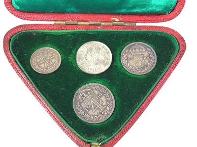 Lot 32 - 1900 MAUNDY MONEY SET