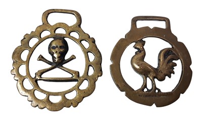 Lot 263 - COLLECTION OF SPINNING HORSE HARNESS BRASSES