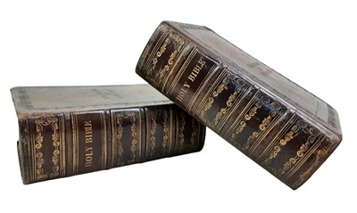 Lot 267 - TWO KIRK SESSION OF NORTHERN LEITH BIBLES