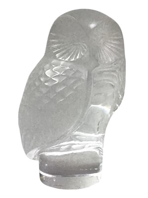 Lot 35 - LALIQUE GLASS ANIMAL FIGURE