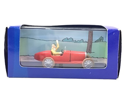 Lot 49 - COLLECTION OF TINTIN MODEL VEHICLES