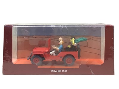 Lot 50 - COLLECTION OF TINTIN MODEL FIGURES AND VEHICLES