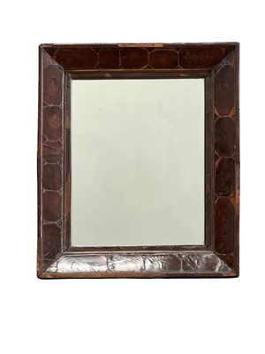 Lot 41 - WILLIAM & MARY OYSTER VENEER WALL MIRROR