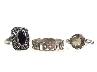 Lot 146 - COLLECTION OF SILVER DRESS RINGS