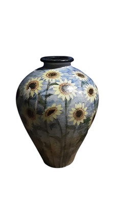 Lot 51 - LARGE DRYMEN POTTERY FLOOR VASE