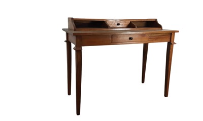 Lot 284 - HARDWOOD WRITING DESK