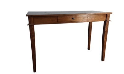 Lot 285 - HARDWOOD WRITING DESK