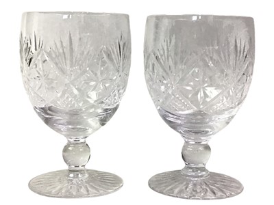 Lot 309 - GROUP OF CRYSTAL AND GLASSWARE