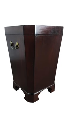 Lot 173 - MAHOGANY TWIN HANDLED WINE COOLER