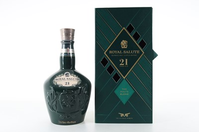 Lot 115 - CHIVAS ROYAL SALUTE 21 YEAR OLD THE MALTS BLEND