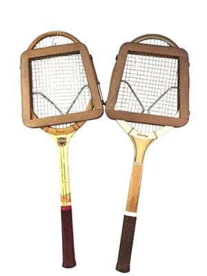 Lot 183 - VINTAGE TENNIS RACKETS