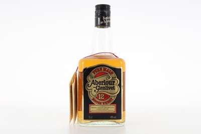 Lot 91 - ABERLOUR-GLENLIVET 12 YEAR OLD 1980S 75CL