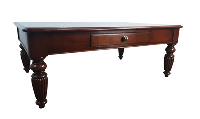 Lot 207 - MAHOGANY COFFEE TABLE