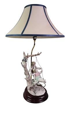 Lot 234 - FIGURAL TABLE LAMP