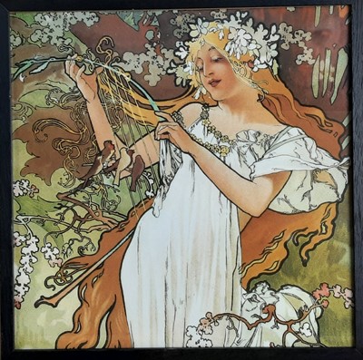 Lot 154 - GROUP OF FOUR MUCHA PRINTS